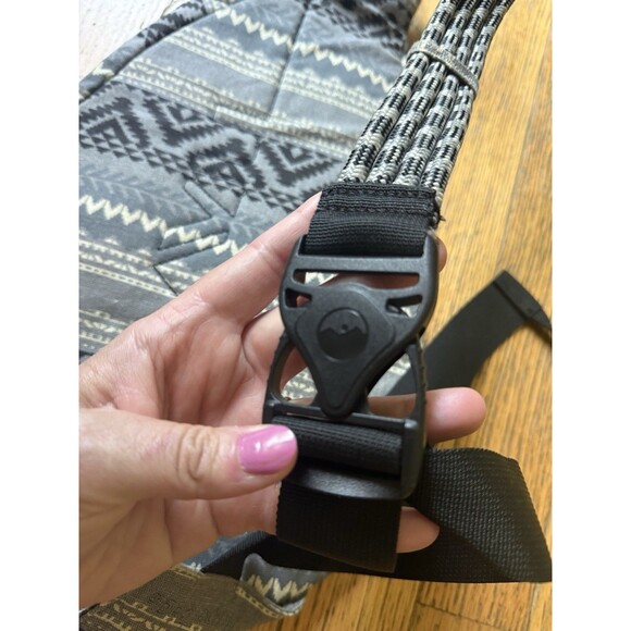 Kavu Backpack Sling Bag Crossbody Black Gray Southwestern Print Bag - Picture 5 of 7
